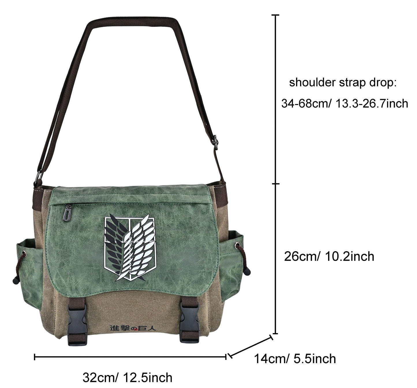 Anime Attack on Titan Crossbody Bag