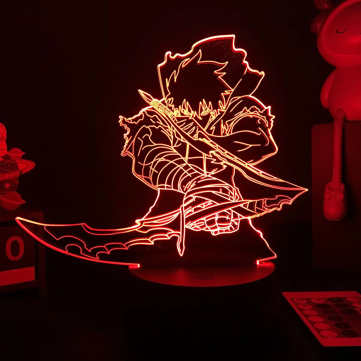 LED Solo leveling desk display