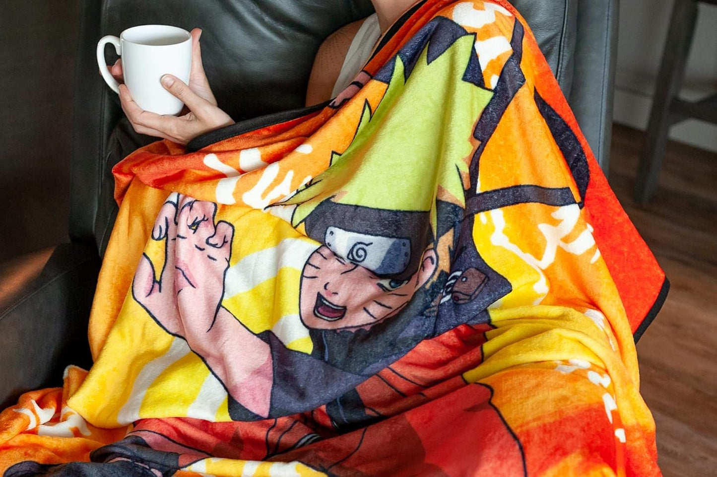 Naruto Official Anime Fleece Throw Blanket
