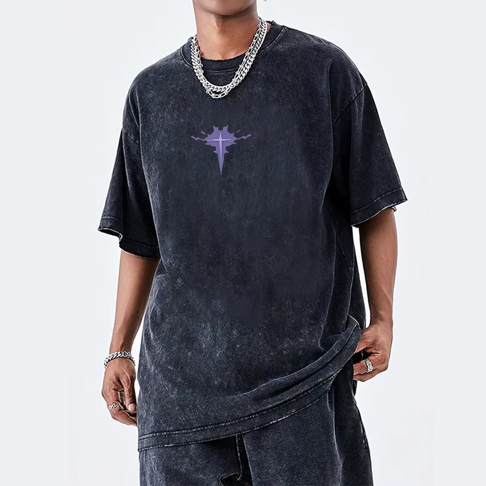 Faded Solo leveling graphic T-shirt