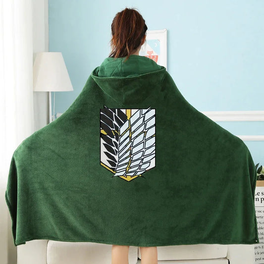 Attack on Titan Hoodie blanket