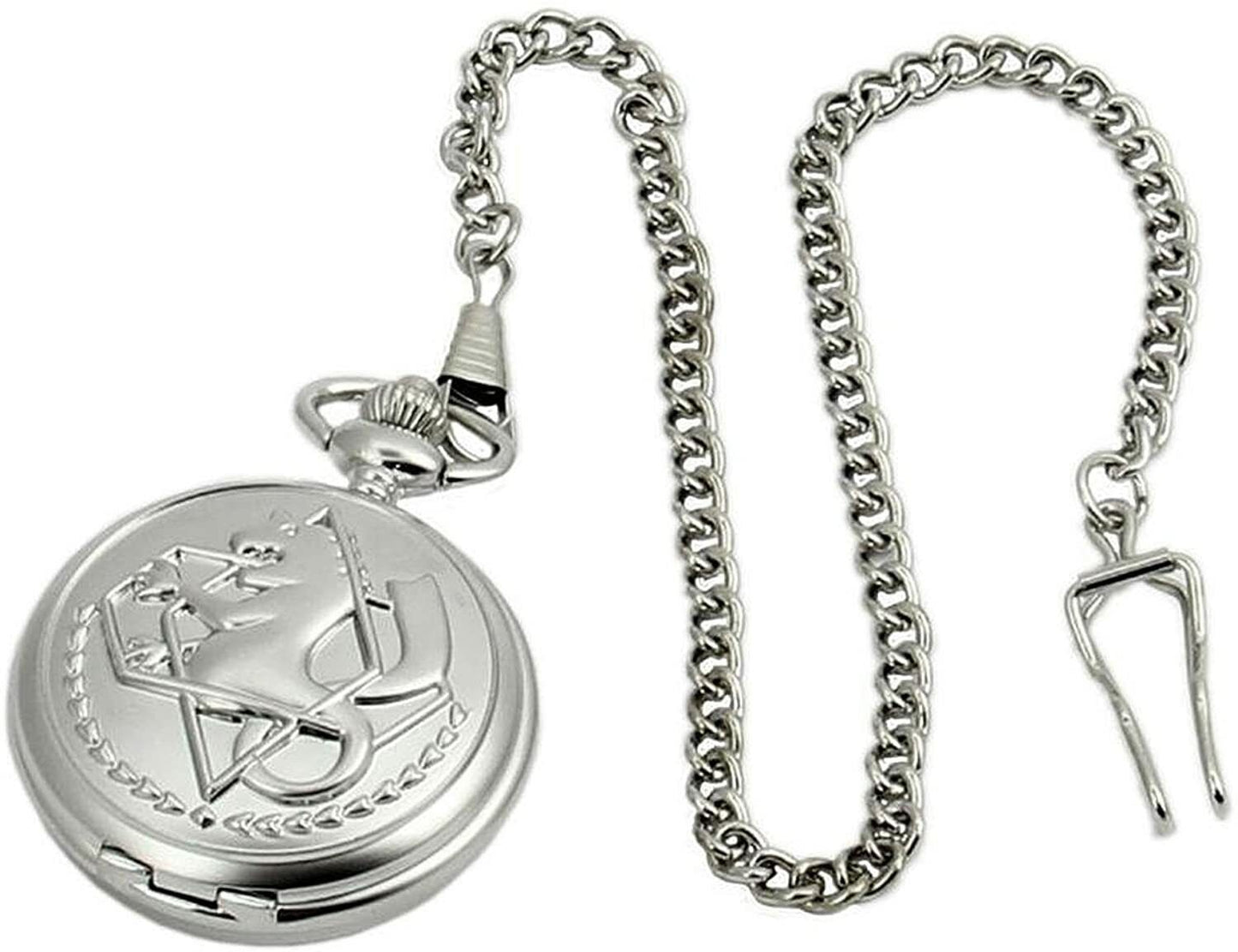 Full Metal Alchemist Pocket Watch Necklace Ring 