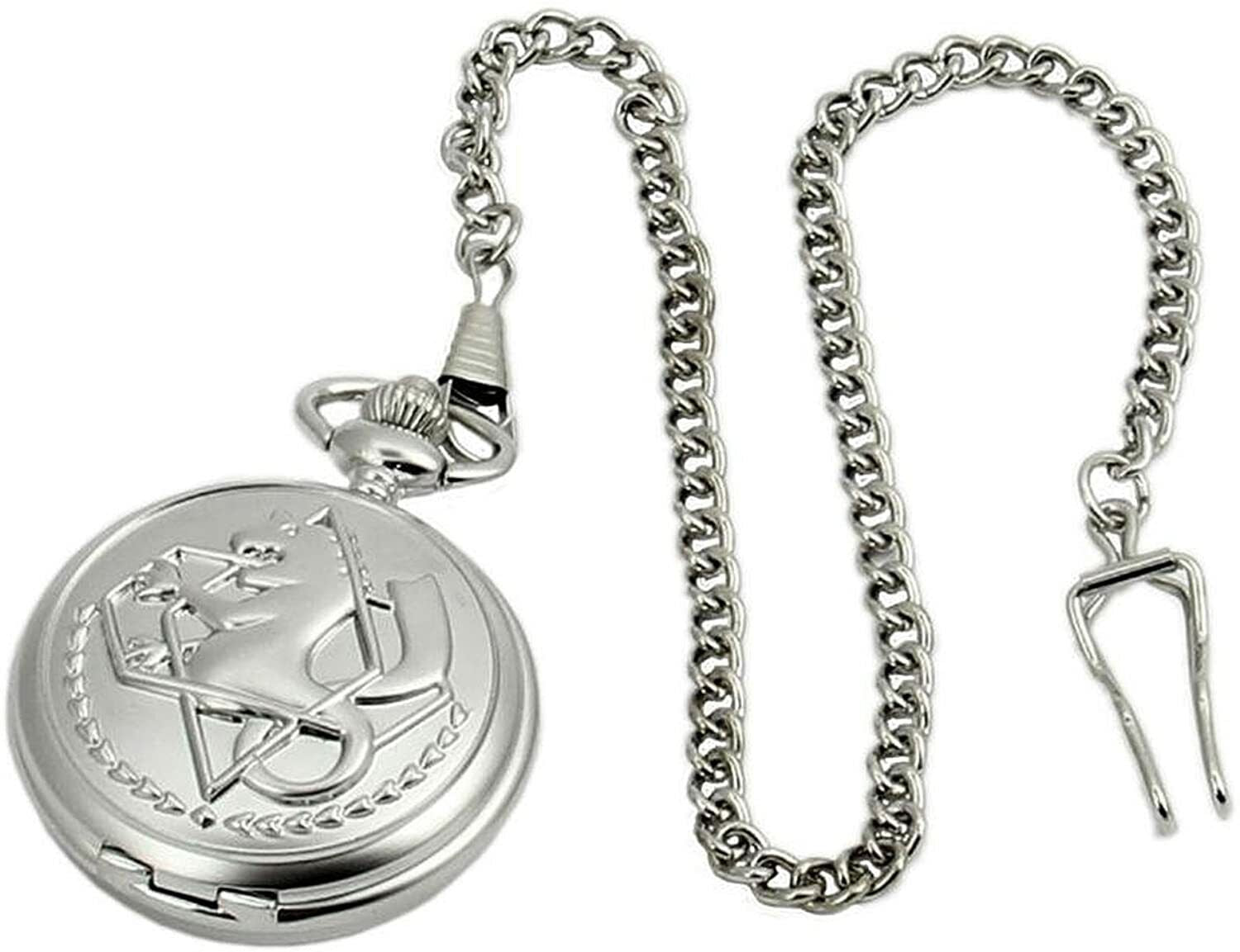 Full Metal Alchemist Pocket Watch Necklace Ring 