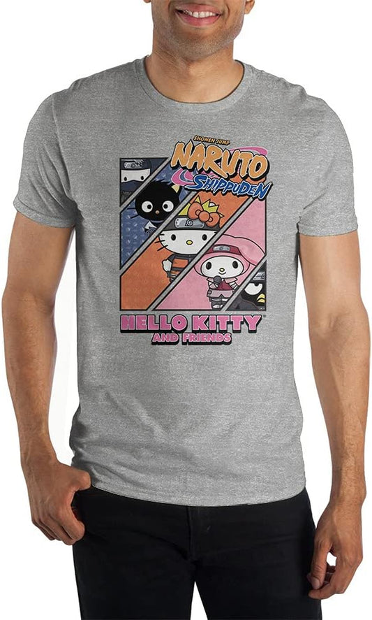 Hello Kitty X Naruto T-shirt