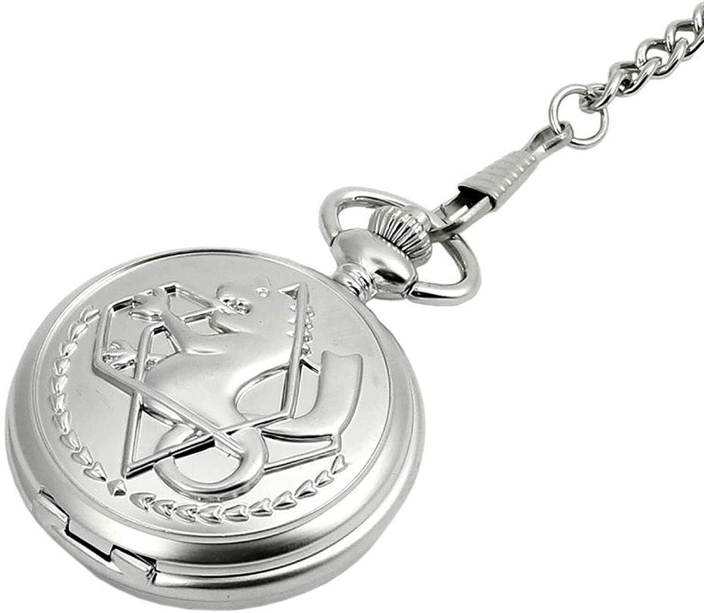 Full Metal Alchemist Pocket Watch Necklace Ring 