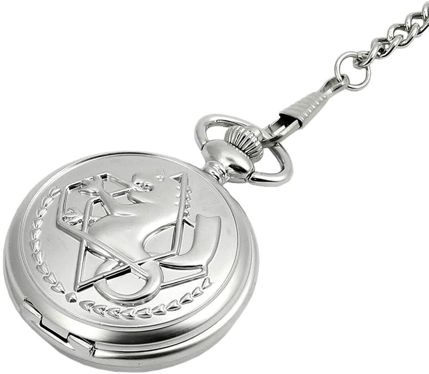 Full Metal Alchemist Pocket Watch Necklace Ring 
